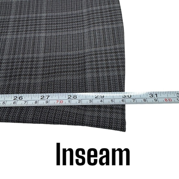 NWT Urban Outfitters Houndstooth plaid flare leg trousers pants women’s 2 - Picture 14 of 14